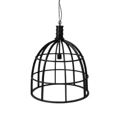 HSM Collection Deckenlampen-Hängelampe schwarz Metall