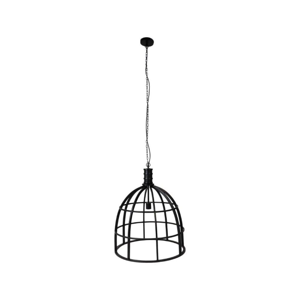 HSM Collection Deckenlampen-Hängelampe schwarz Metall