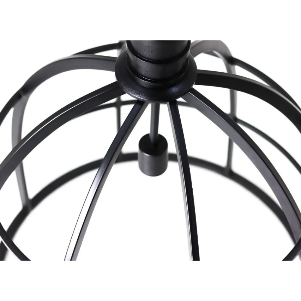 HSM Collection Deckenlampen-Hängelampe schwarz Metall