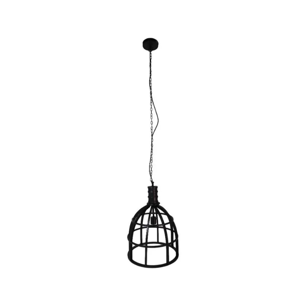 HSM Collection Deckenlampen-Hängelampe schwarz Metall