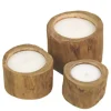 HSM Collection Kerzen-Naturholz Kerze Teak