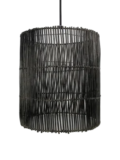 HSM Collection Deckenlampen-Pendelleuchte Rattan