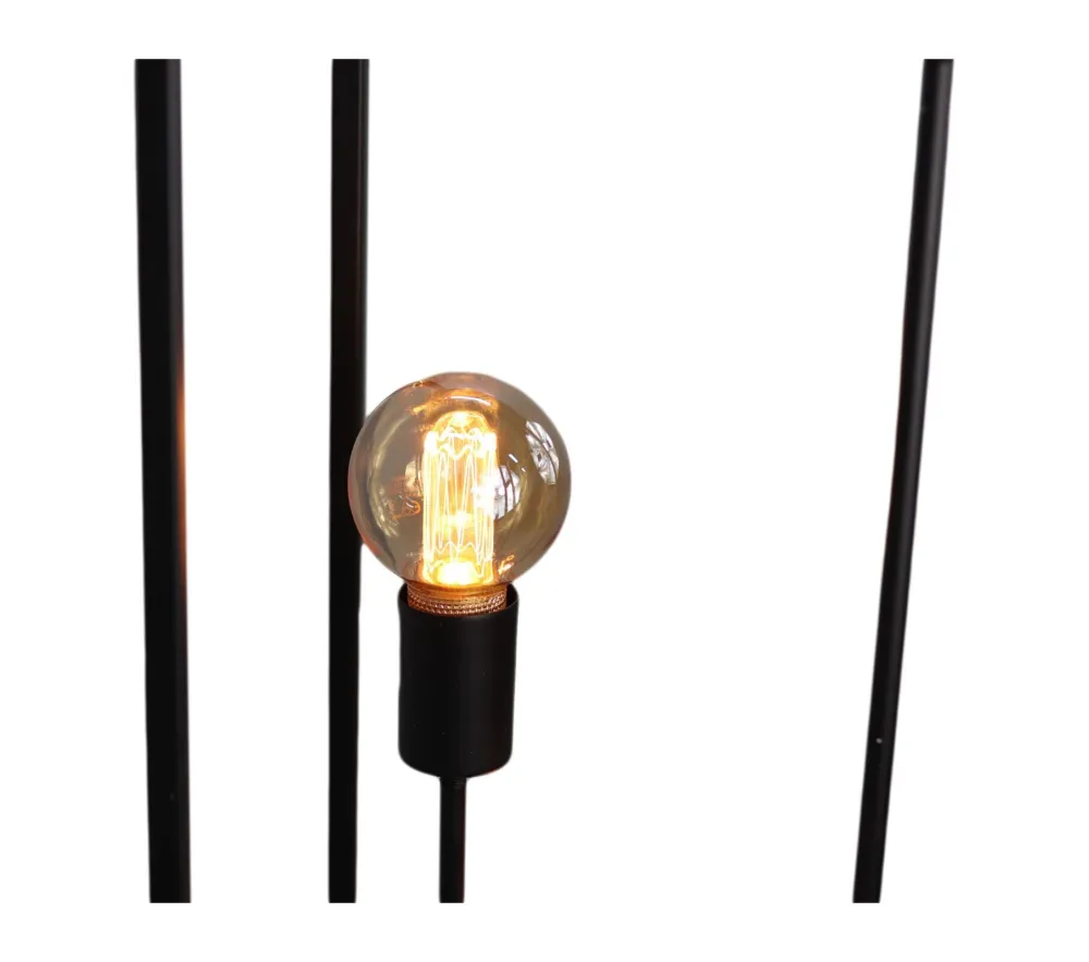 HSM Collection Stehlampen-Stehlampe Fremont offener Rahmen