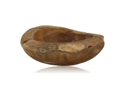 HSM Collection Geschirr & Tischdeko Skandinavisch|Schüsseln & Schalen-Teakholz Obstschale Bienenwachs behandelt