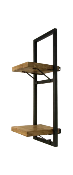 HSM Collection Wandregale-Wandboard Levels 2 Mangoholz, Eisen