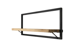 HSM Collection Wandregale-Wandboard Levels 2 Mangoholz, Eisen