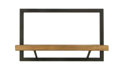 HSM Collection Wandregale-Wandboard Levels 2 Mangoholz, Eisen
