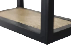 HSM Collection Wandregale-Wandregal Levels aus Mangoholz und Eisen