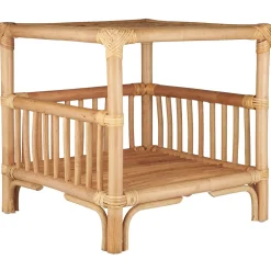 IB Laursen Beistelltische & Couchtische-Beistelltisch Janet aus Rattan