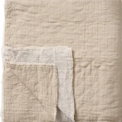 IB Laursen Quilts & Bettwäsche|Decken & Plaids-Bettdecke doppelt, doppelt gewebt Karo-Stickerei