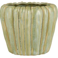 IB Laursen Blumentöpfe & Übertöpfe-Blumentopf mit Rillen Keramik
