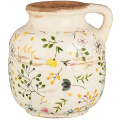 IB Laursen Frühlingsdeko|Vasen-Blumenvase Frühlingswiese mit Henkel