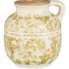 IB Laursen Frühlingsdeko|Gartendekoration-Blumenvase Green Blossom mit Henkel