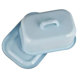 IB Laursen Geschirr & Tischdeko Skandinavisch|Butter- & Brotdosen-Butterbox Emaille
