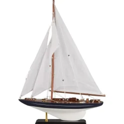 IB Laursen Deko-Objekte & Figuren-Deko Segelschiff mit leinenfarbigen Segeln