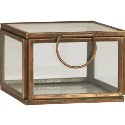 IB Laursen Bad-Aufbewahrung|Glasboxen-Glasbox mit Metallrahmen