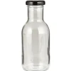 IB Laursen Flaschen & Thermoskannen|Vorratsgläser-Glas-Flasche mit schwarzem Schraubdeckel