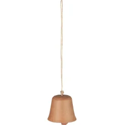 IB Laursen Weihnachtsdeko-Glocken Aufhänger aus handgefertigtem Ton