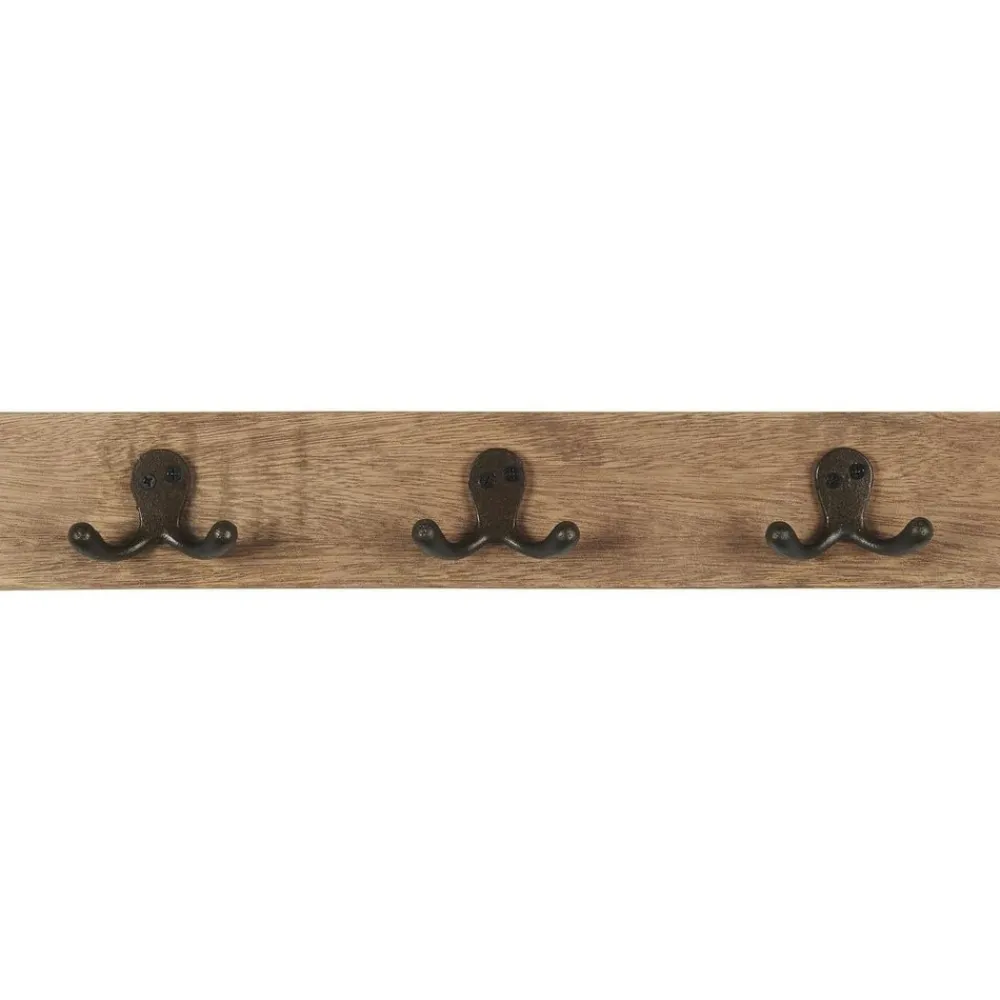 IB Laursen Ib Laursen Unika|Garderoben-Hakenleiste Holz mit Doppelhaken UNIKA Shaker