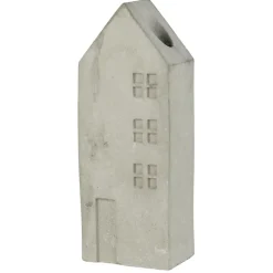 IB Laursen Weihnachtsdeko|Kerzenhalter Für Stabkerzen-Haus für Stabkerze aus Beton