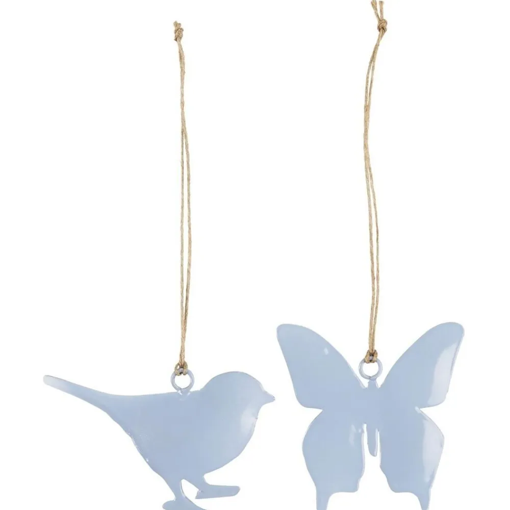 IB Laursen Oster-Deko-Hängefiguren Vogel und Schmetterling 2er