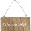 IB Laursen Gartendekoration|Schilder, Wandbilder & Poster-Holzschild Du bist sehr wertvoll