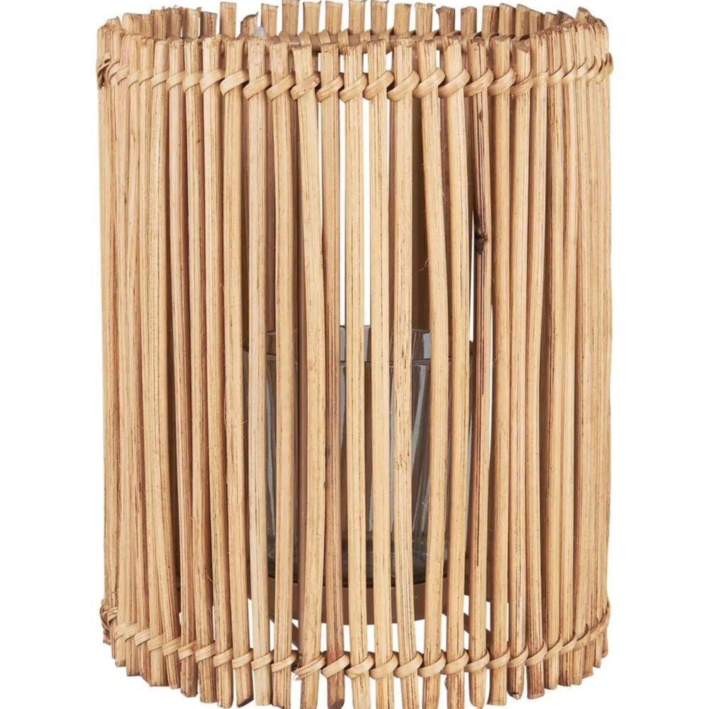 IB Laursen Windlichter|Windlichter-Hurricane Windlicht Cane mit Glaseinsatz