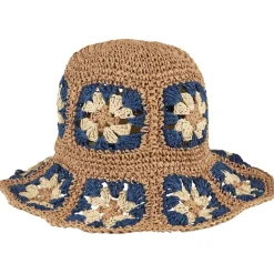 IB Laursen Schmuck & Accessoires-Hut Louise mit Blumen Papiergarn