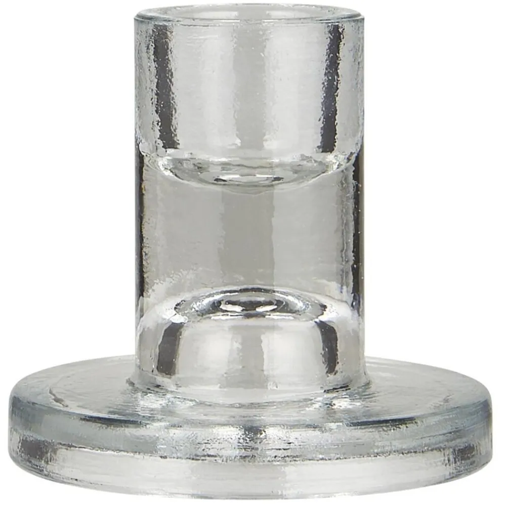 IB Laursen Kerzenhalter Für Stabkerzen-Kerzenhalter aus Glas für Stabkerzen