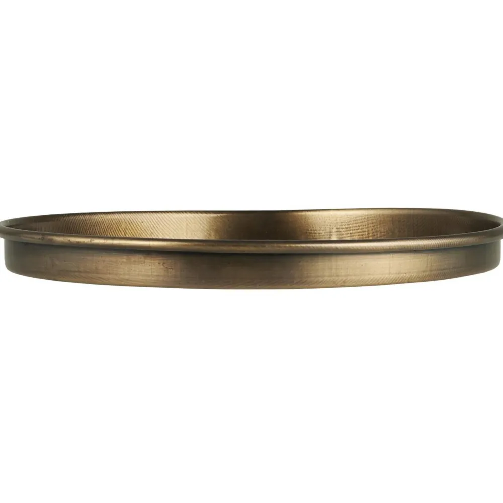 IB Laursen Weihnachtsdeko|Kerzentabletts-Kerzentablett aus Metall mit Kante