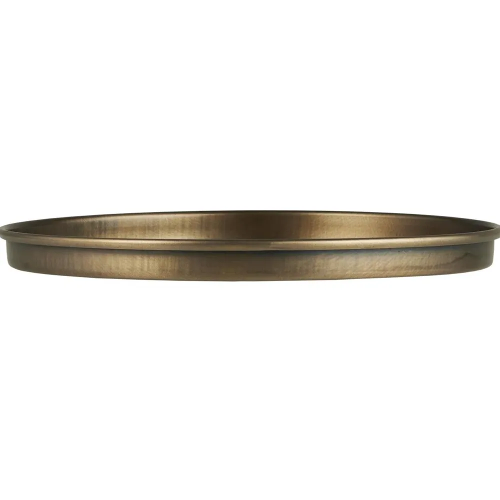 IB Laursen Weihnachtsdeko|Kerzentabletts-Kerzentablett aus Metall mit Kante