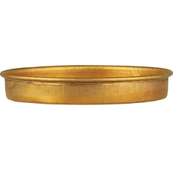 IB Laursen Weihnachtsdeko|Kerzentabletts-Kerzentablett mit Kante Gloria aus Messing