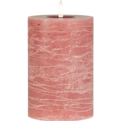 IB Laursen Weihnachtsdeko|Weihnachts- & Adventskerzen-LED-Stumpenkerze mit warmer Flamme