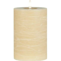 IB Laursen Weihnachtsdeko|Weihnachts- & Adventskerzen-LED-Stumpenkerze mit warmer Flamme