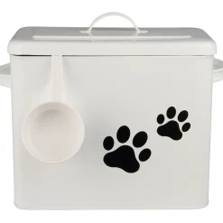 IB Laursen Haustierzubehör|Kisten & Boxen-Metall-Box mit Deckel für Hundefutter + Messbecher