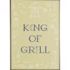 IB Laursen Gartendekoration|Schilder, Wandbilder & Poster-Metallschild King of Grill