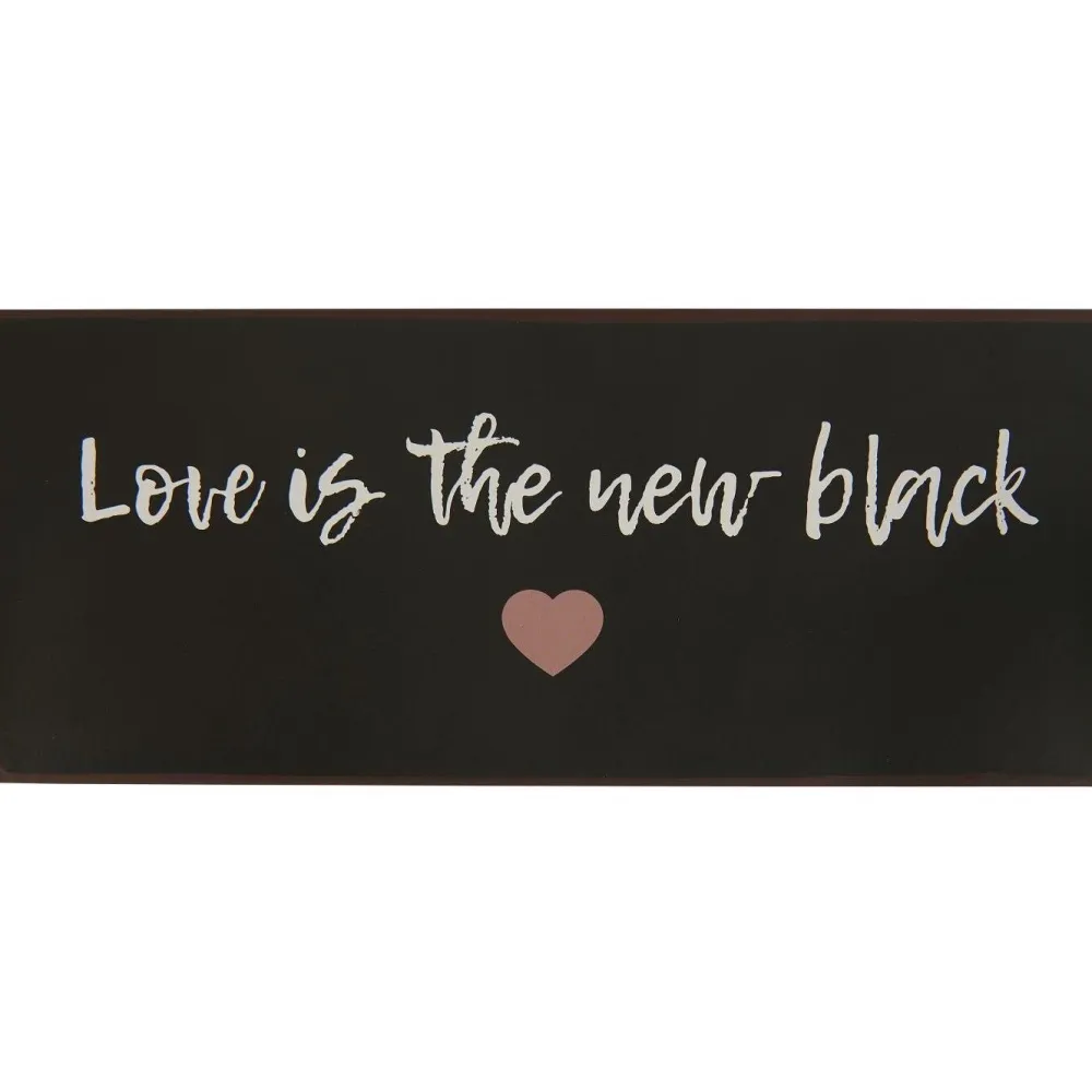 IB Laursen Schilder, Wandbilder & Poster-Metallschild Love is the new black