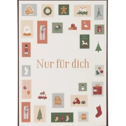 IB Laursen Weihnachtsdeko-Metallschild Nur für dich