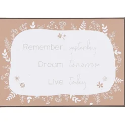 IB Laursen Schilder, Wandbilder & Poster-Metallschild Remember yesterday Dream tomorrow Live today