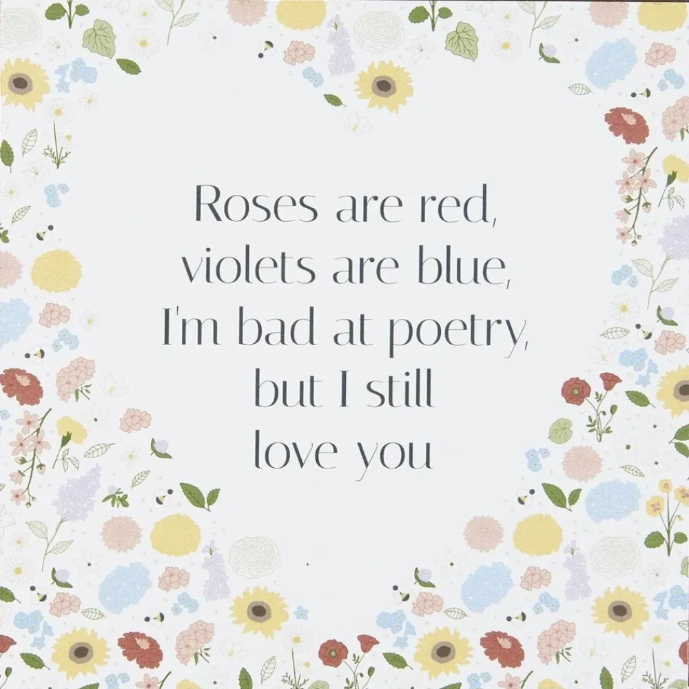 IB Laursen Schilder, Wandbilder & Poster-Metallschild Roses are red