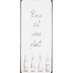 IB Laursen Schilder, Wandbilder & Poster-Metallschild Rosé s'il vous plaît