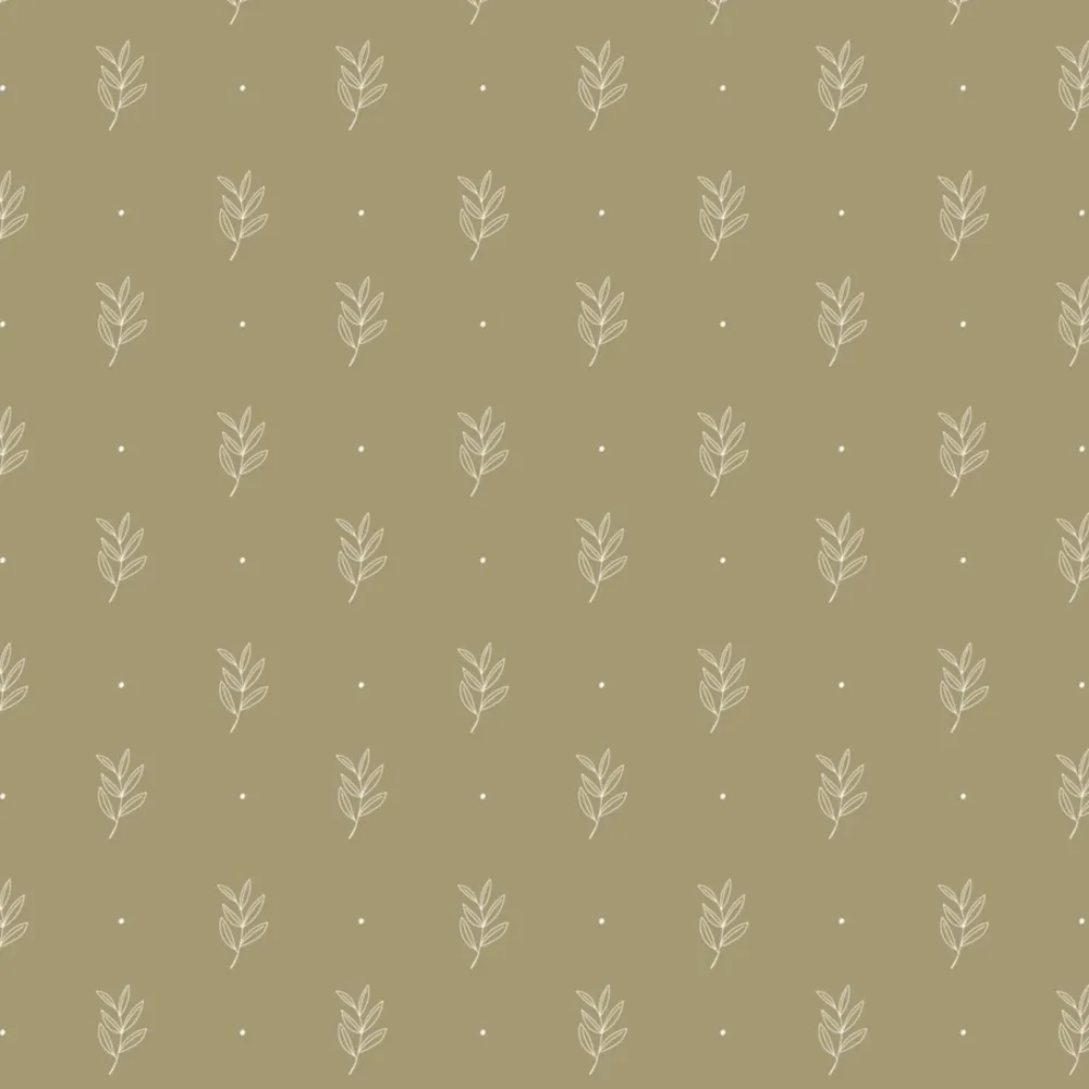 IB Laursen Servietten & Serviettenhalter|Geschirr & Tischdeko Skandinavisch-Papier Serviette mit Blattmuster 50er