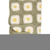 IB Laursen Decken & Plaids-Plaid gehäkelt mit Blumenmuster