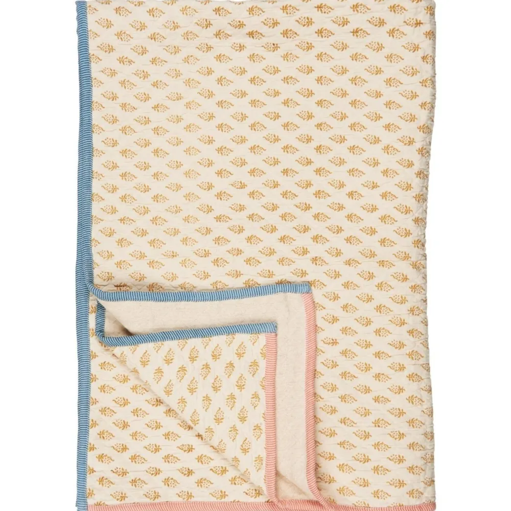 IB Laursen Decken & Plaids-Plaid Vigga mit Druck doppelt gewebt