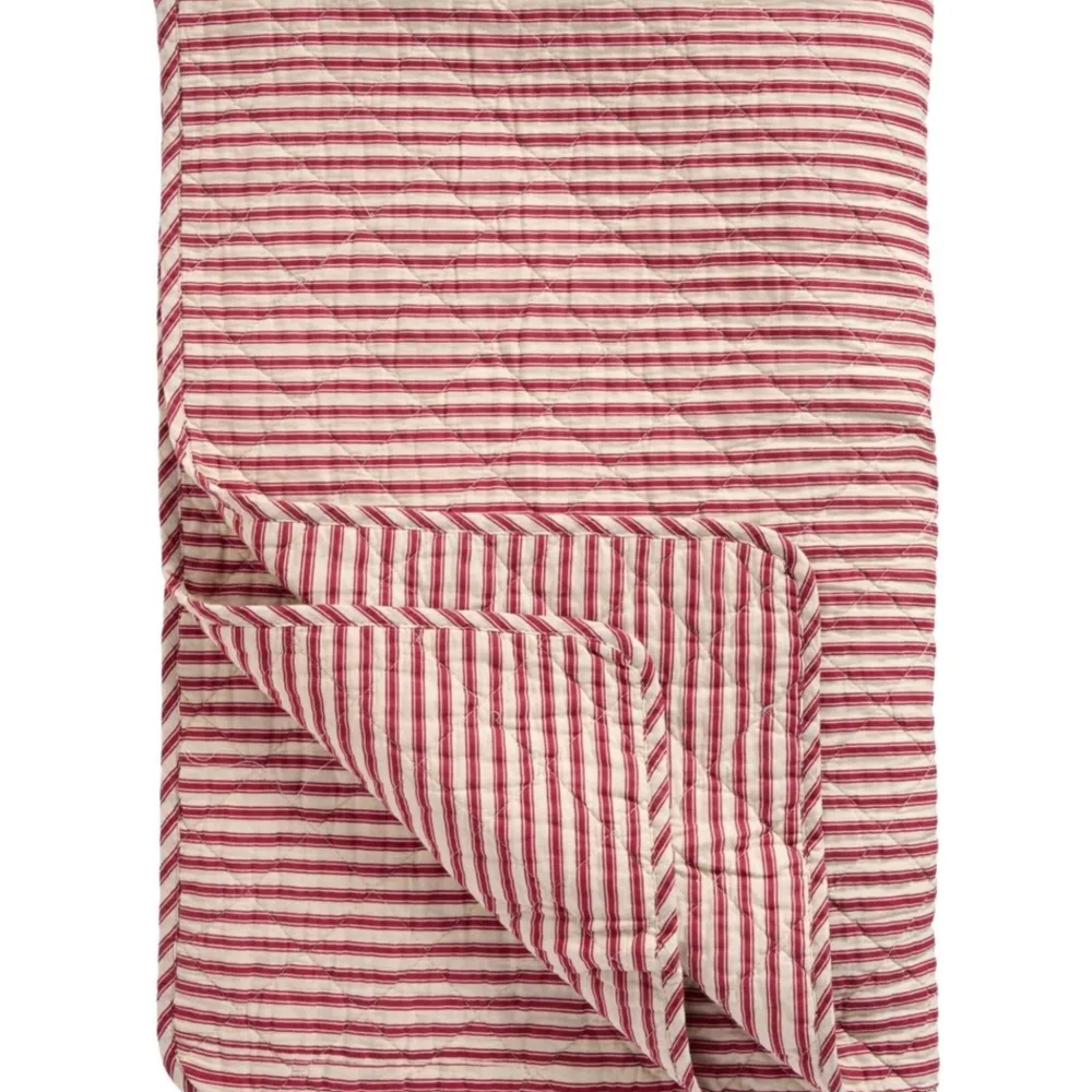 IB Laursen Quilts & Bettwäsche|Decken & Plaids-Quilt aus Baumwolle mit Streifen