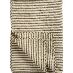 IB Laursen Quilts & Bettwäsche|Decken & Plaids-Quilt aus Baumwolle mit Streifen