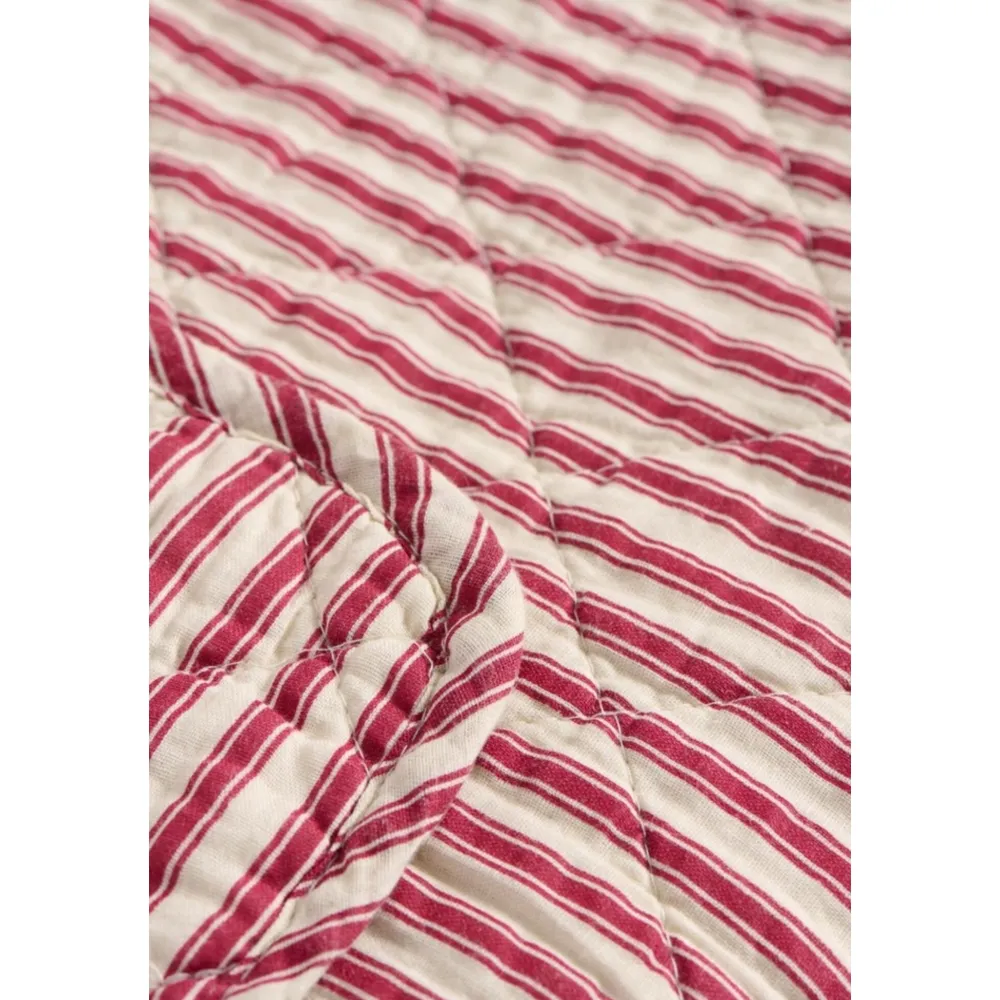IB Laursen Quilts & Bettwäsche|Decken & Plaids-Quilt aus Baumwolle mit Streifen