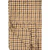 IB Laursen Herbstdeko|Decken & Plaids-Quilt mit braunem Karomuster