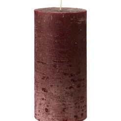 IB Laursen Weihnachtsdeko|Weihnachts- & Adventskerzen-Rustikale Stumpenkerze mit Textur