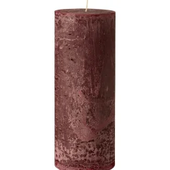IB Laursen Weihnachtsdeko|Weihnachts- & Adventskerzen-Rustikale Stumpenkerze mit Textur
